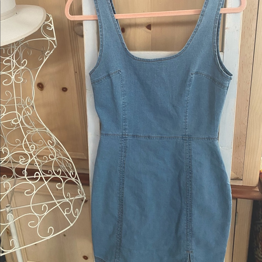 VICI Jean mini dress NWOT